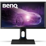 BenQ BL2420PT high quality monitor height adjust QHD Swivel 90 degree HDMI 2560 x 1440 front