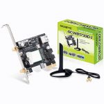 Gigabyte GC-WB1733D-I PCIe Wifi card with antenna and box