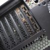 Contour L08 PC gaming chassis view of rear IO slots