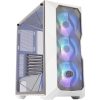 TD500 ARGB Mesh White Coolermaster ATX mid tower case MCB-D500D-WGNN-S01 front Angle