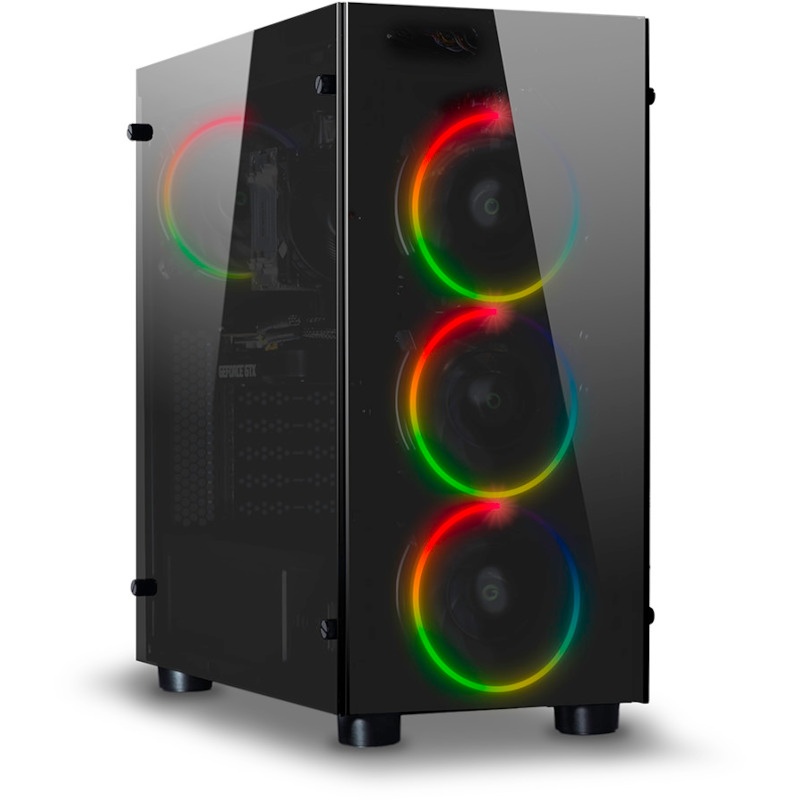 Contour LE01 Tempered Glass Gaming Case, No Fans