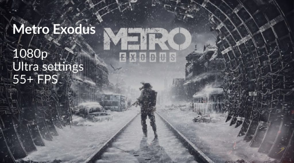 Metro Exodus at 1080p with Ultra Settings 55+ FPS