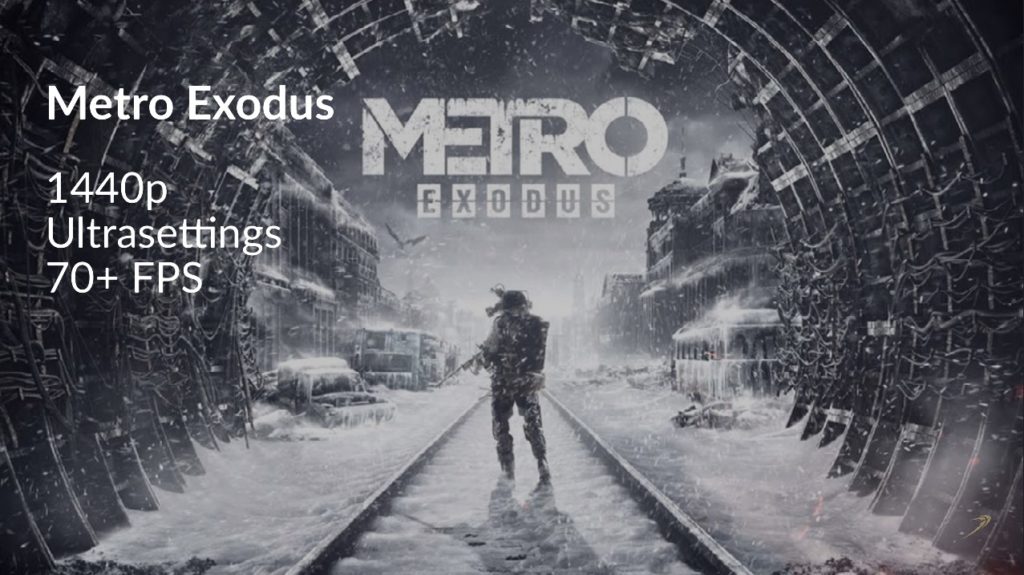 Metro Exodus 1440p with Ultra settings 70+ FPS