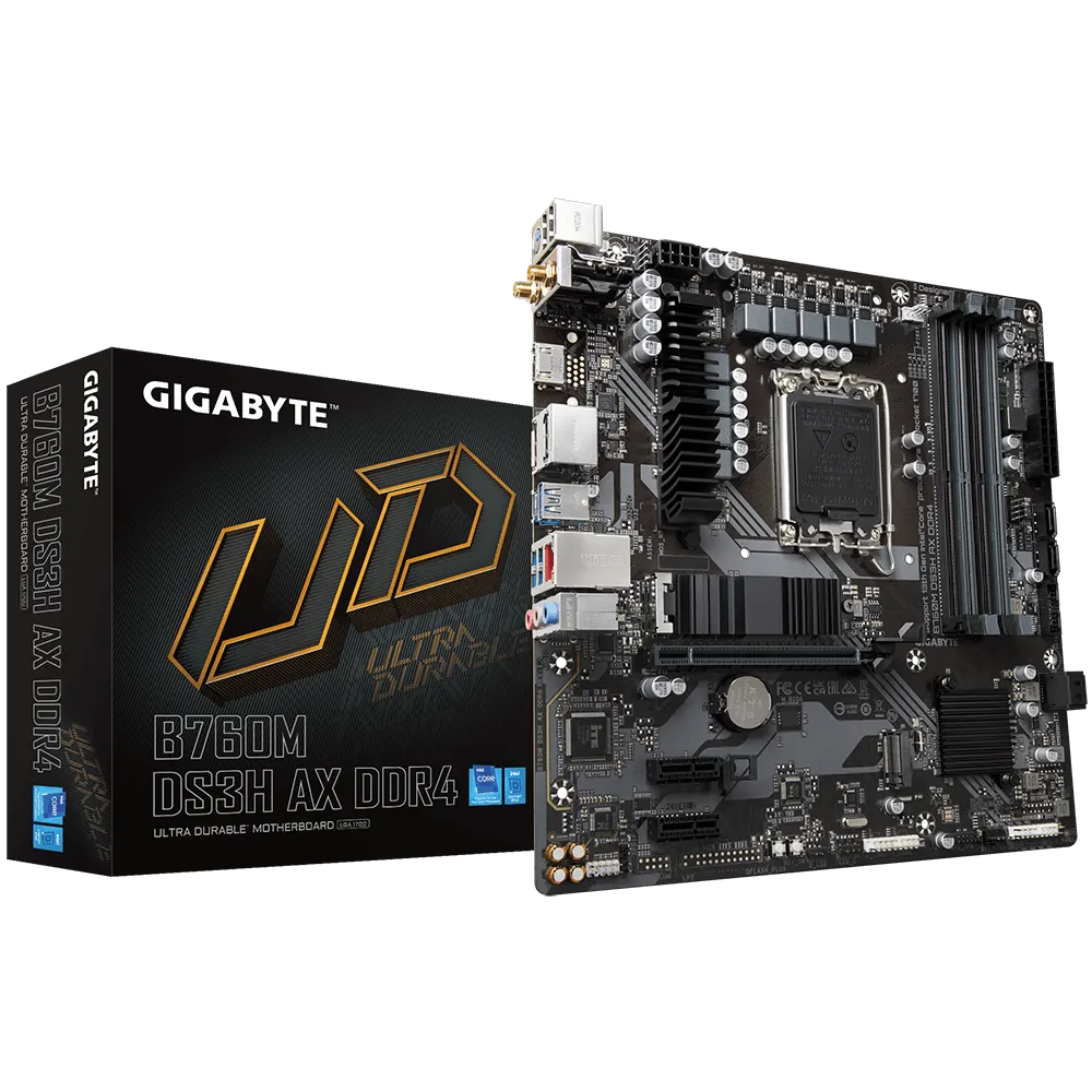 Gigabyte B760M DS3H AX DDR4 Motherboard with Wifi
