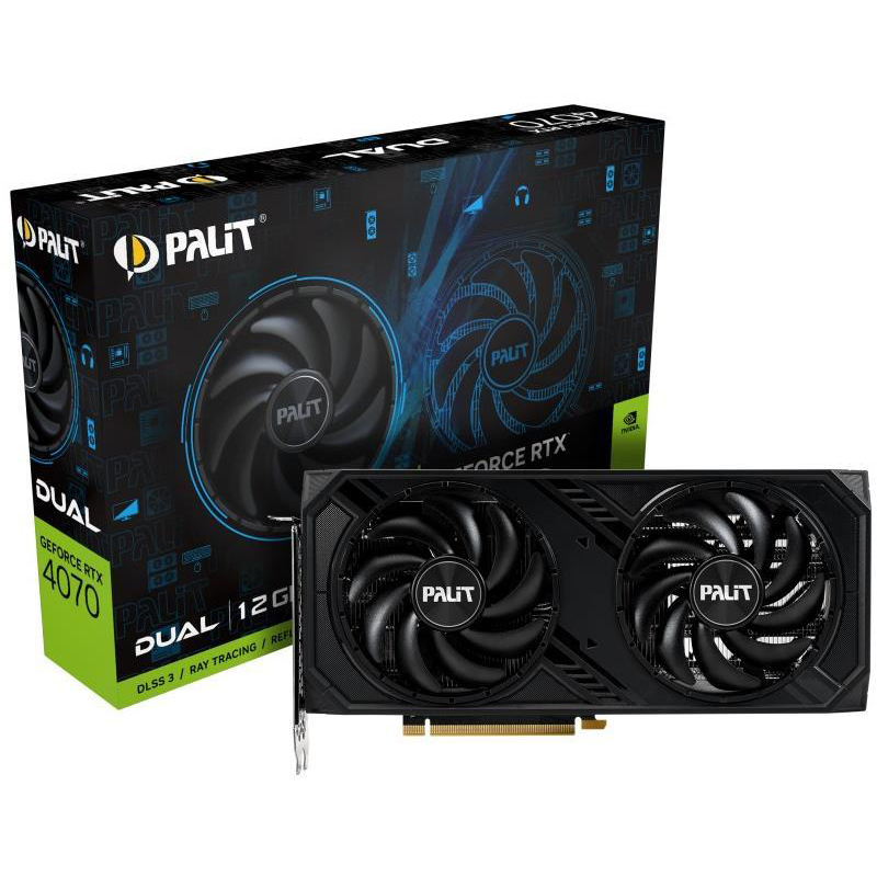 Palit NVIDIA GeForce RTX 4070 Dual 12GB GDDR6X GPU