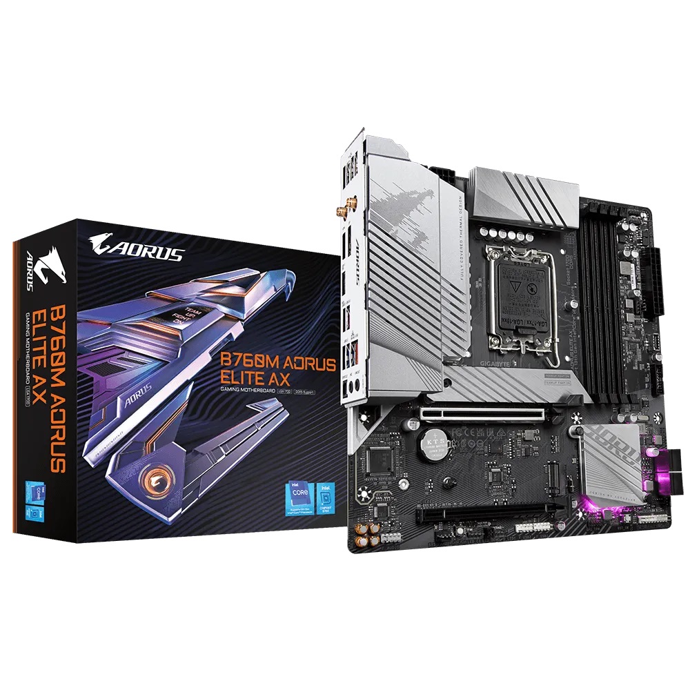 Gigabyte B760M Aorus Elite AX DDR5 Motherboard