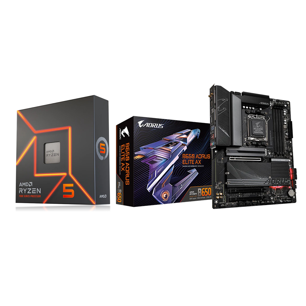 Motherboard Bundle Ryzen 5 7600X With B650 Gaming X AX Motherboard 1004501 Motherboard Bundle 