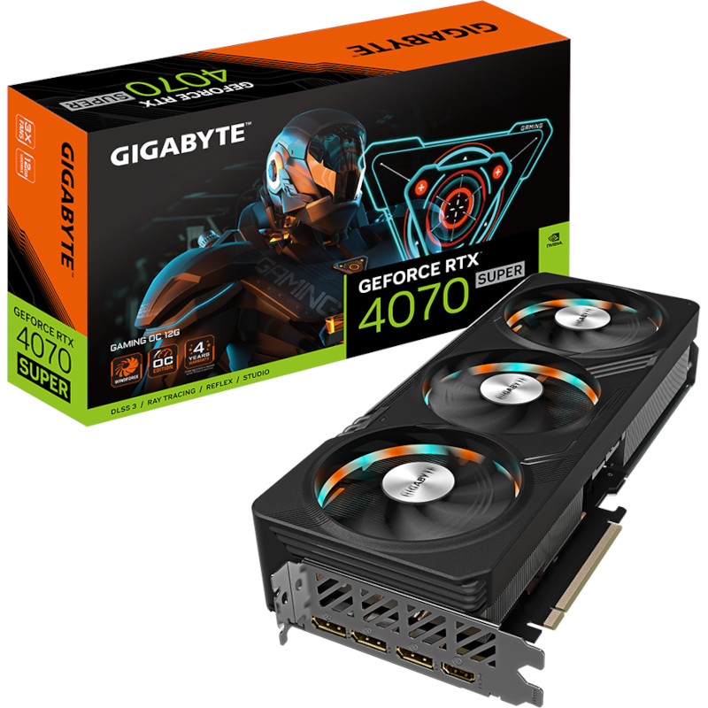 Gigabyte RTX 4070 Super Gaming OC 12GB Graphics Card