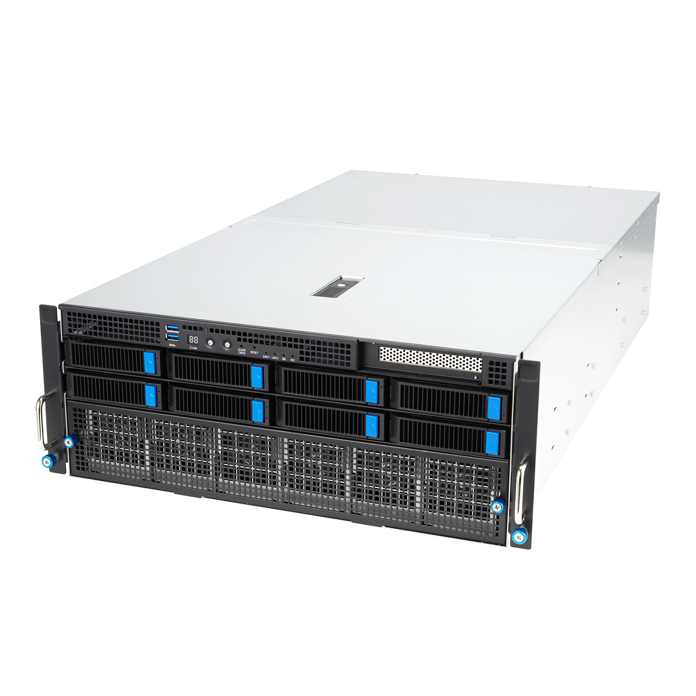 4U Multi-GPU Server with 8 Quadro RTX 6000 ADA GPUs