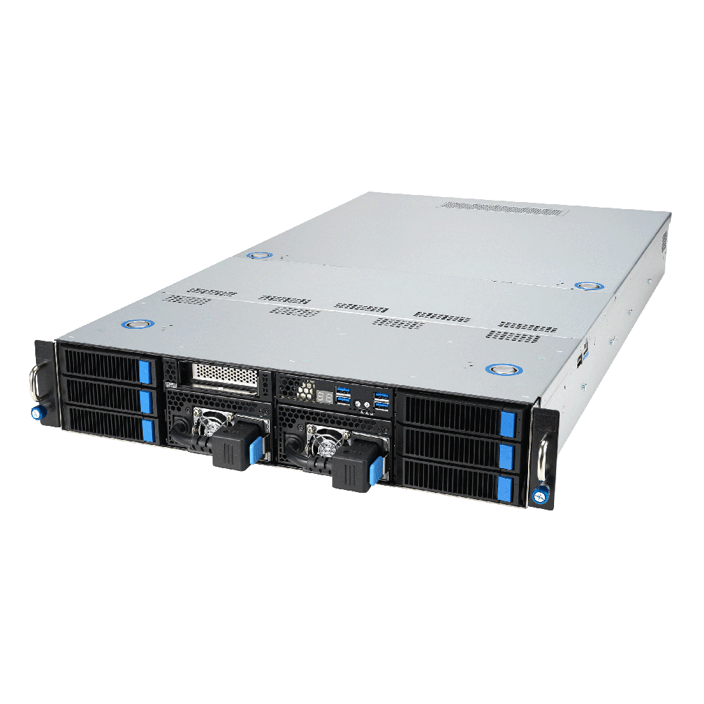 2U Multi-GPU Server with 4 Quadro RTX 6000 ADA GPUs