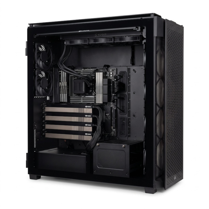 High End Quad RTX PRO 6000 Blackwell Rendering / AI Workstation