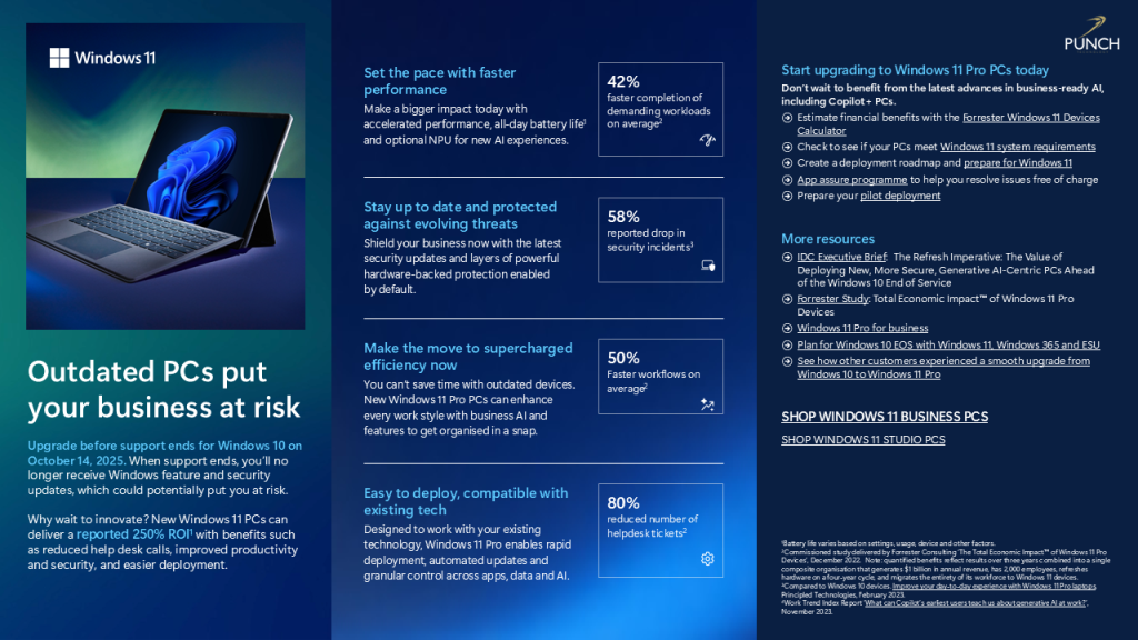 Windows 10 end of support: Everything you need to know | Punch Technology