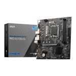 H610 motherboard from MSI with triple display output and support for DDR5