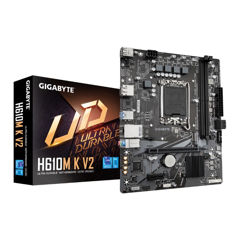 Gigabyte H610M K V2 mATX DDR5 Motherboard Gigabyte H610M K V2 mATX DDR5 Motherboard