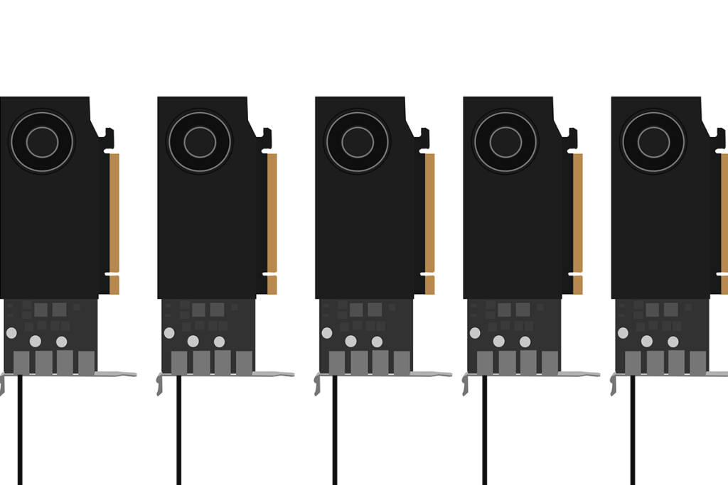 Punch Technology 5 Quadro RTX A1000 GPUs