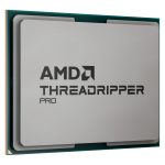 AMD Threadripper PRO 9995WX CPU top angled render