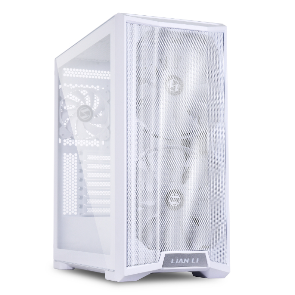 Lian Li LANCOOL 215 Mid-Tower Case, 2x 200mm ARGB Fans, White