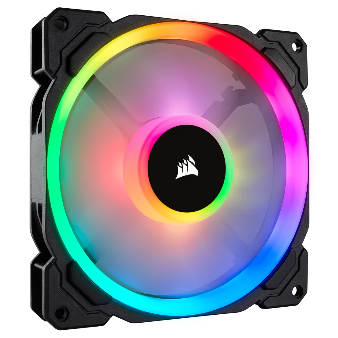 Corsair LL140 RGB 140mm Dual Light Loop PWM Fan, Single Corsair LL140 RGB 140mm Dual Light Loop PWM Fan, Single