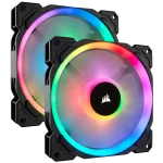 Corsair LL140 RGB 140mm Fan Twin Pack with Lighting Node PRO