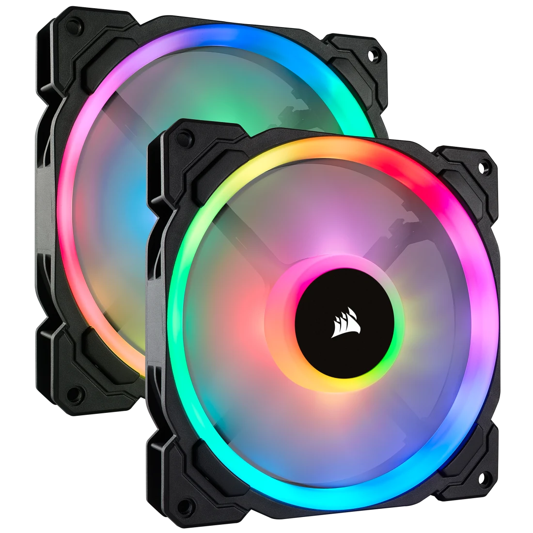 Corsair LL140 RGB 140mm Fan Twin Pack with Lighting Node PRO