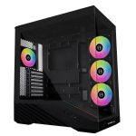 Lian Li Vector V100 RX Mid-Tower Case, 4 ARGB Fans, Black