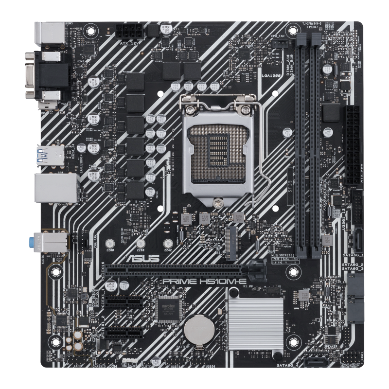 ASUS Prime H510M-E LGA1200 Micro-ATX DDR4 Motherboard (Open Box) ASUS Prime H510M-E LGA1200 Micro-ATX DDR4 Motherboard (Open Box)