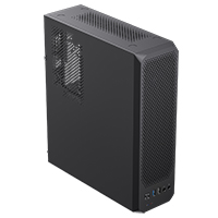 CiT S8-13 Micro-ATX SFF Desktop Case, 8.3 Litre, Mesh Front, 80mm Fan