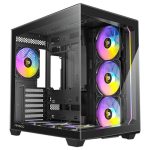 Antec C5 Mid-Tower Case, Tempered Glass, No Fans, Black