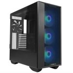 Lian Li LANCOOL III RGB Mid-Tower Case, 4 ARGB Fans, Black